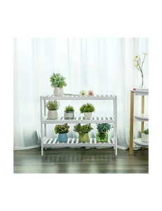 Raft pentru pantofi Model Quinn, Alb, 70x26x55 cm - Img 7