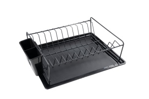 Raft pentru scurgere vesela SM011 Negru 35.5x29.5x11 cm - Img 2