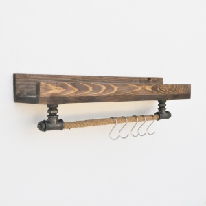 Raft Polivalent, pentru baie Model Kai, Negru - Img 11