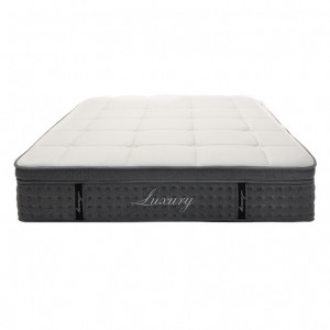 Saltea Luxury 5 zone arcuri buzunar+gel spuma cu memorie+latex 34-36cm 150x200cm - Img 4