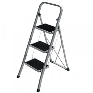 Scara, Songmics, Gri-Negru, 110x45x4.5 cm - Img 2