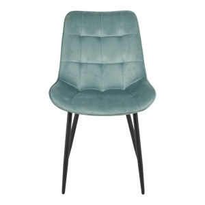 Scaun Berne, verde fistic/negru, 53x62x84 cm - Img 4