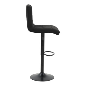 Scaun de bar Remina, negru, 44x44x112 cm - Img 4