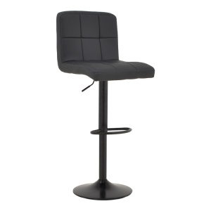 Scaun de bar Remina V1, negru, 44x44x112 cm