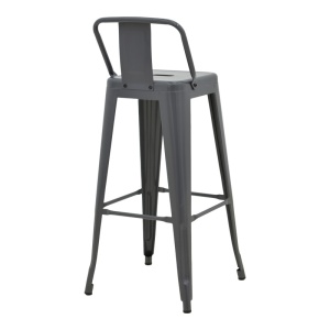 Scaun de bar Utopia, antracit, 42x42x97 cm - Img 3