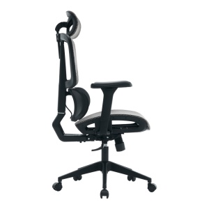Scaun de birou ErgoFlow, negru/gri, 73x64x112-135 cm - Img 4