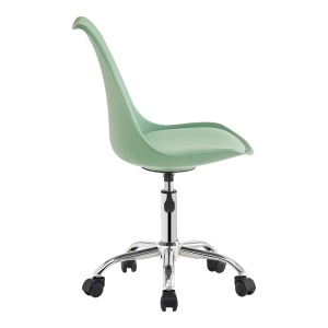 Scaun de birou Gaston II, mint, 48x57x77-90 cm - Img 3