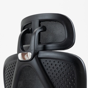 Scaun de birou manager cu suport pentru picioare Titan Premium Quality tesatura de calitate superioara - plasa neagra - Img 10