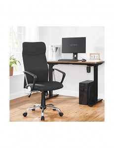 Scaun de birou, Songmics, Negru, OBN034B01, 120Kg, 79 x 50 x 12 cm - Img 2