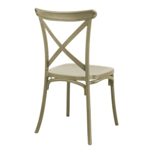 Scaun de Gradina Crossie, maro, 38x46.5x82 cm - Img 3