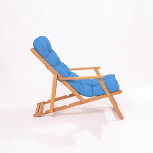 Scaun de gradina My008 Albastru 66x110x48 cm - Img 3