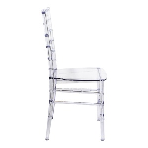 Scaun de Gradina Tiffany, transparent, 38x38.5x88 cm - Img 4