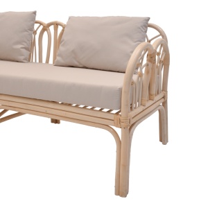 Scaun de Gradina Ytrone, natur/bej, 166x61.5x71 cm - Img 5