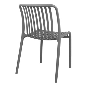Scaun de Gradina Zoi, gri antracit, 42x58x79 cm - Img 3