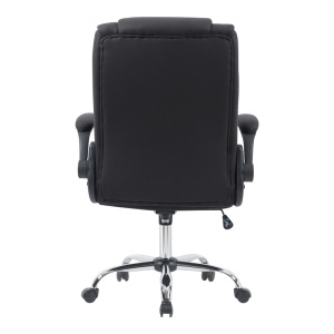 Scaun directorial Kesla, negru, 65x65x113-121 cm - Img 8