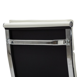 Scaun directorial Mavel, alb, 55x62x100-110 cm - Img 8