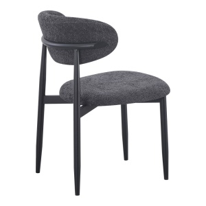Scaun Folegio, antracit/negru, 50x57x79.5 cm - Img 2