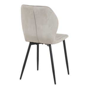 Scaun Jelour, gri/negru, 46.5x60x84 cm - Img 2