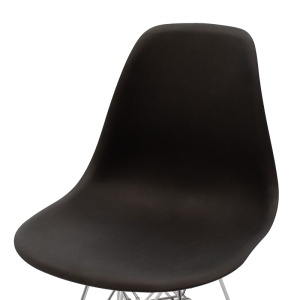 Scaun Model Adelle, Negru/Argintiu, 46x55x81 cm - Img 5