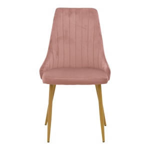 Scaun Model Azori, Rose/Negru , 49x55x85 cm - Img 4