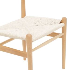 Scaun Model Conan, Natur, 52x46x78 cm - Img 4