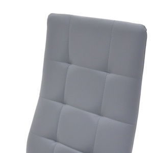 Scaun Model Cube, Gri, 41x46x97 cm - Img 5