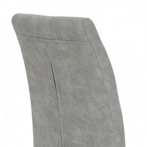 Scaun Model Darrell, Gri antichizat, 42x49x106 cm - Img 5