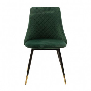 Scaun Model Giselle, Verde/Negru, 51x52x82 cm - Img 5