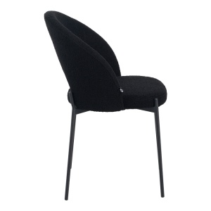 Scaun Model Masebo, Negru/Negru, 48x58.5x82 cm - Img 3