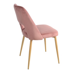 Scaun Model Murde, Rose/Natur, 48.5x61x89 cm - Img 2