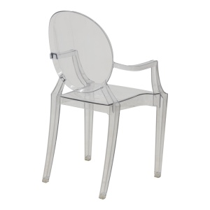Scaun Model Narova, Transparent, 43x48x92 cm - Img 2