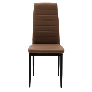 Scaun Model Parker, Cappuccino/Negru, 42x48x98 cm - Img 4