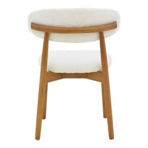 Scaun Model Ubene, Nuc/Alb, 51x56x79 cm - Img 5