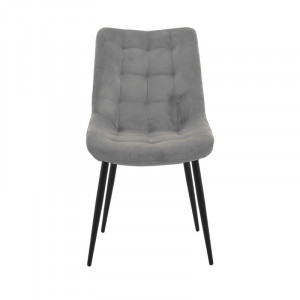 Scaun Model Vittorio, Antracit/Negru, 46x62x80 cm - Img 5