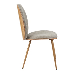 Scaun Nerezy, bej/maro, 57.5x48x88 cm - Img 3