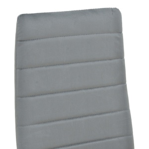 Scaun Parker, gri/negru, 39.5x48x95 cm - Img 6
