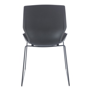 Scaun pentru vizitatori Genuine, negru, 47x52x85 cm - Img 4