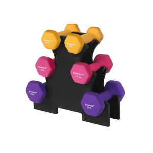 Set 6 gantere Songmics Negru 30x27x11 cm - Img 2