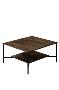 Set de mobilier pentru living Black, Nuc- Negru - Img 11