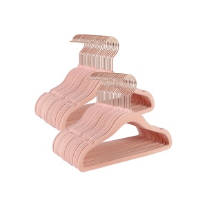 Set umerase de catifea Songmics Roz 30x20.5x0.5 cm - Img 2