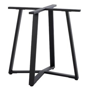 Suport blat masa Mulbe, negru, 70x70x73 cm