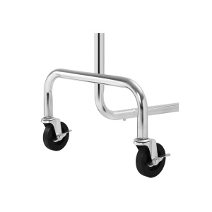 Suport pentru haine cu roti, Songmics, 130 kg, HSR11S, Silver - Img 6