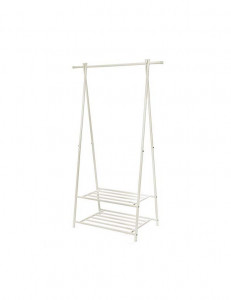 Suport pentru umerase, Songmics, HSR05W, Metal, Alb, 155 x 87 x 41 cm