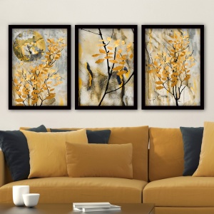 Tablou, 3 bucati 3SC132 Multicolor 35x45 cm - Img 1