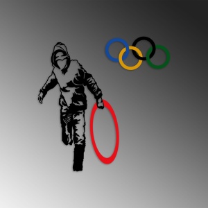 Tablou metalic Banksy Multicolor 62x61 cm - Img 6