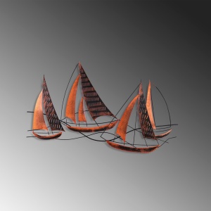 Tablou metalic Barbaros Multicolor 125x74x4 cm - Img 5