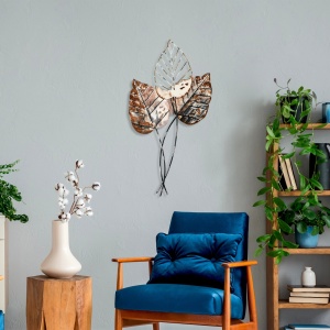 Tablou metalic Fall Maro 45x85 cm - Img 3
