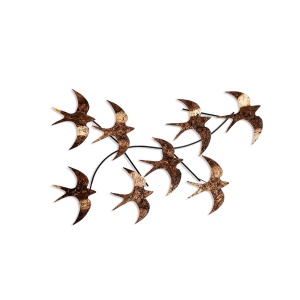 Tablou metalic Flying Multicolor 69x41x7 cm - Img 6