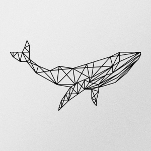 Tablou metalic Whale Negru 56x31 cm - Img 4