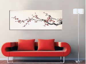 Tablou PC041 Multicolor 30x80x3 cm - Img 2